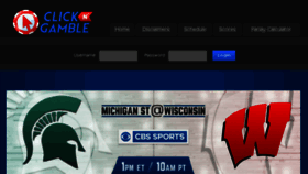 What Clickngamble.com website looked like in 2018 (6 years ago)