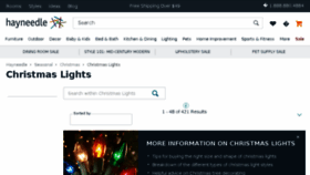 What Christmaslights.com website looked like in 2018 (6 years ago)