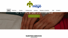 What Clinicanuevedemayo.com website looked like in 2018 (6 years ago)