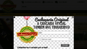 What Cachacariaoriginal.com website looked like in 2018 (6 years ago)