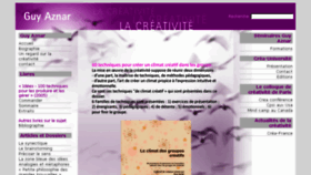 What Creativite-conseils.com website looked like in 2018 (6 years ago)