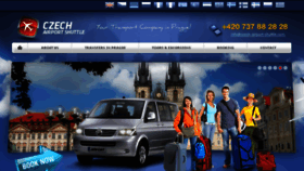 What Czech-airport-shuttle.com website looked like in 2018 (6 years ago)