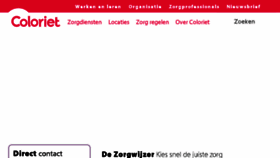 What Coloriet.nl website looked like in 2018 (6 years ago)