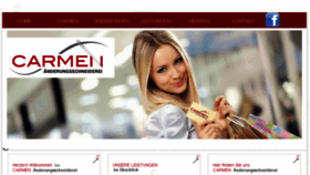 What Carmen-schneiderei.at website looked like in 2018 (6 years ago)