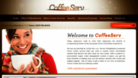 What Coffeeserv.com website looked like in 2018 (6 years ago)