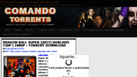 What Comandotorrents.info website looked like in 2018 (6 years ago)