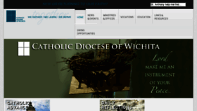What Catholicdioceseofwichita.org website looked like in 2018 (6 years ago)