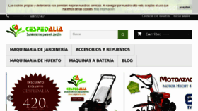 What Cespedalia.com website looked like in 2018 (6 years ago)