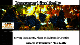 What Consumerplusrealty.com website looked like in 2018 (6 years ago)