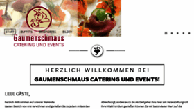 What Catering-gaumenschmaus.de website looked like in 2018 (6 years ago)
