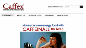 What Caffex.com website looked like in 2018 (6 years ago)