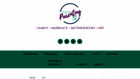 What Confessionsofparenting.com website looked like in 2018 (6 years ago)