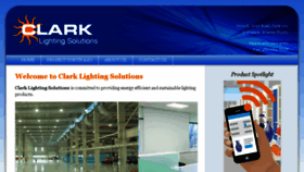 What Clarklightingsolutions.com website looked like in 2018 (6 years ago)