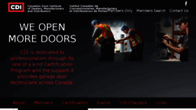 What Cdi-door.com website looked like in 2018 (6 years ago)