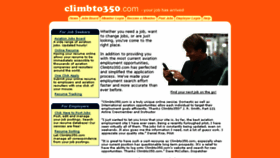 What Climbto350.com website looked like in 2018 (6 years ago)