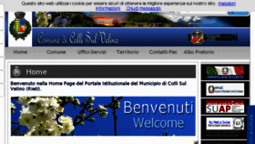 What Collisulvelino.org website looked like in 2018 (6 years ago)