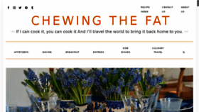 What Chewingthefat.us.com website looked like in 2018 (6 years ago)