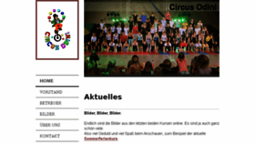 What Circus-odini.de website looked like in 2018 (6 years ago)