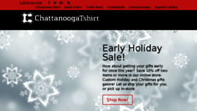 What Chattanoogatshirt.com website looked like in 2018 (6 years ago)