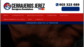 What Cerrajerosjerez.pro website looked like in 2018 (6 years ago)