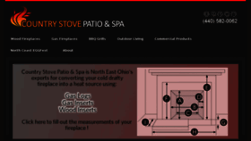 What Countrystoveandpatio.com website looked like in 2018 (6 years ago)