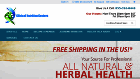 What Clinicalnutritioncenters.com website looked like in 2018 (6 years ago)