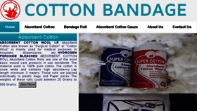 What Cottonbandage.com website looked like in 2018 (6 years ago)