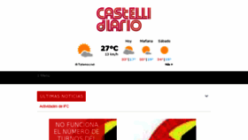What Castellidiario.com.ar website looked like in 2018 (6 years ago)