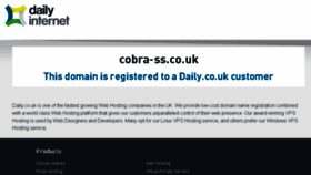 What Cobra-ss.co.uk website looked like in 2018 (6 years ago)