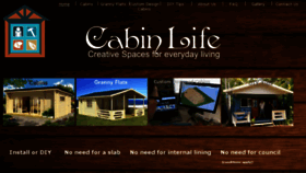 What Cabinlife.com.au website looked like in 2018 (6 years ago)