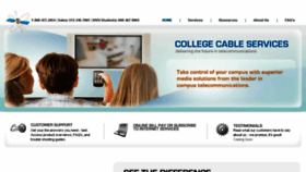 What Collegecable.com website looked like in 2018 (6 years ago)