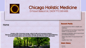 What Chicagoholisticmedicine.com website looked like in 2018 (6 years ago)