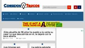 What Consejosytrucos.co website looked like in 2018 (6 years ago)