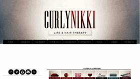 What Curlynikki.com website looked like in 2018 (6 years ago)