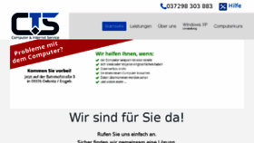 What Cis-computerservice.de website looked like in 2018 (6 years ago)