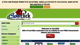 What Currclick.com website looked like in 2018 (6 years ago)