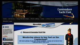 What Commodoreyachtclub.com website looked like in 2018 (6 years ago)