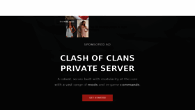 What Clashofsouls.cc website looked like in 2018 (6 years ago)