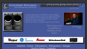 What Choudrantappliance.com website looked like in 2018 (6 years ago)