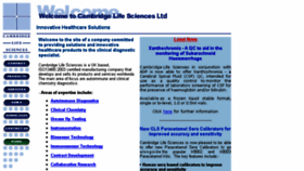What Clsdiagnostics.com website looked like in 2018 (6 years ago)