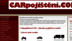 What Carpojisteni.com website looked like in 2018 (6 years ago)