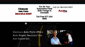 What Clemsonautoparts.net website looked like in 2018 (6 years ago)