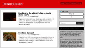 What Cuentoscortos.net website looked like in 2018 (6 years ago)