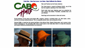 What Cabohats.com website looked like in 2018 (6 years ago)