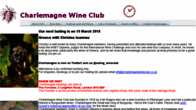 What Charlemagnewineclub.co.uk website looked like in 2018 (6 years ago)