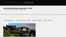 What Cottage-holidays-suffolk.co.uk website looked like in 2018 (6 years ago)