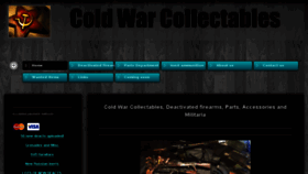 What Cold-war-collectables.co.uk website looked like in 2018 (6 years ago)