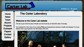 What Carterlab.co.uk website looked like in 2018 (6 years ago)