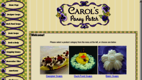What Carolspansypatch.com website looked like in 2018 (6 years ago)
