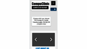 What Compu-clinic.ca website looked like in 2018 (6 years ago)